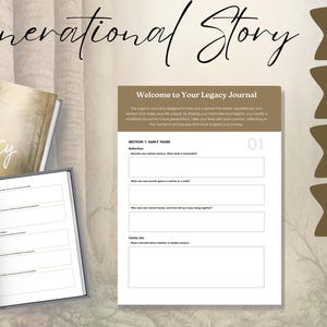 Preserve your family's unique heritage with the Generational Legacy Journal—a beautifully crafted digital download designed to help you capture and share the stories that define your lineage. Printable family tree info