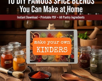 10 berömda kryddblandningar och recept | YouCanMakeatHome | Ladda ner och skriv ut PDF