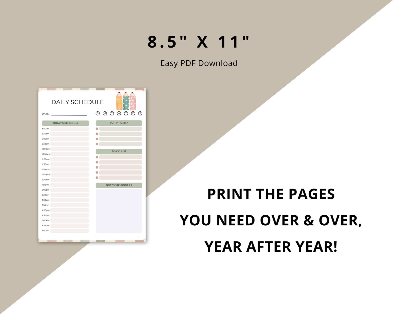 Homeschool Planner Printable PDF Homeschool Organizer Daily Weekly ...