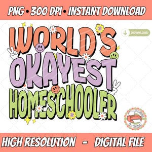 Design engraçado para mãe que educa em casa Download digital Humor para educação em casa Presente engraçado para impressão Artesanato faça você mesmo Design transparente PNG educacional 300DPI