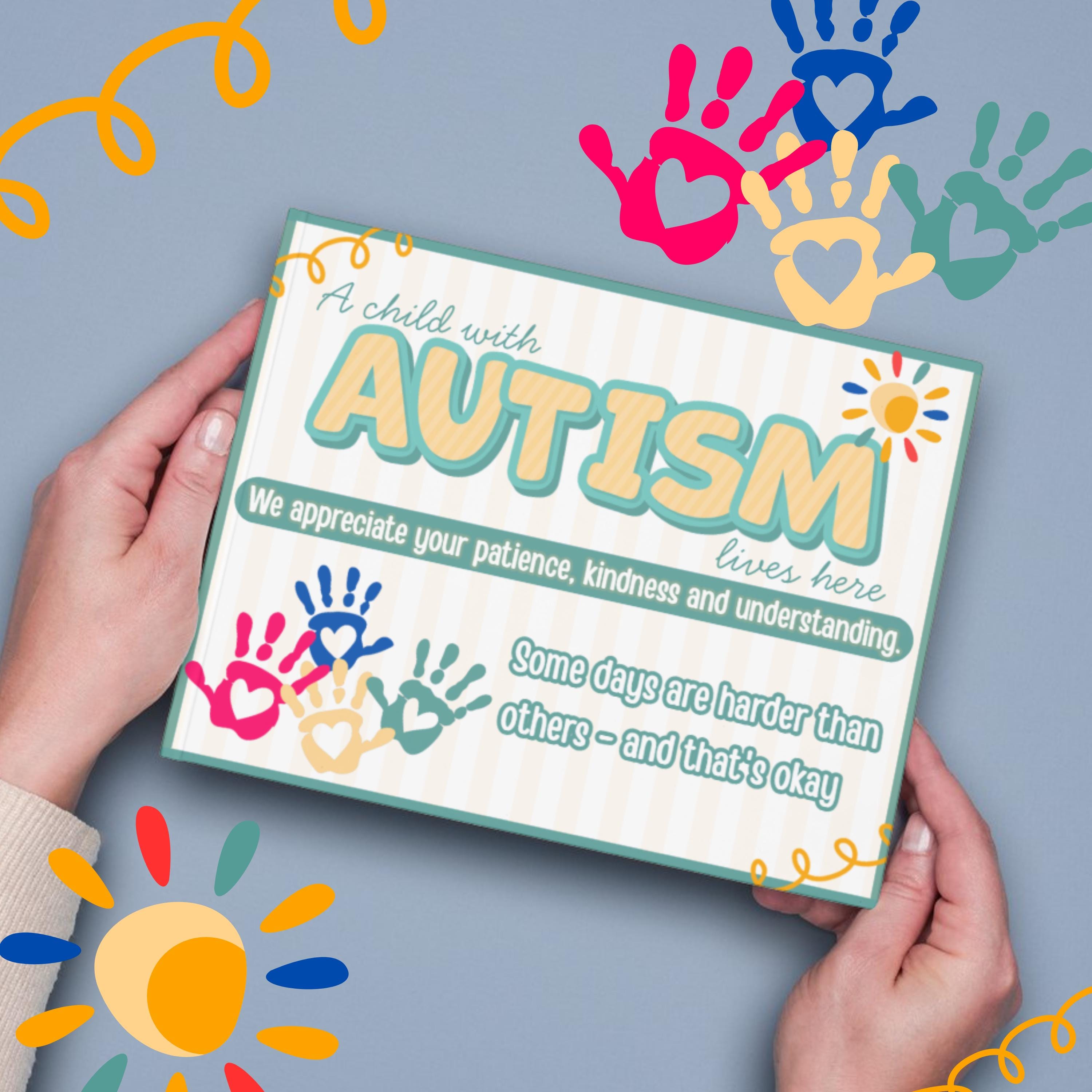 Autism Safety Printable Home Sign | Gentle Reminder for Visitors ...