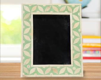 Handmade bone inlay photo frame