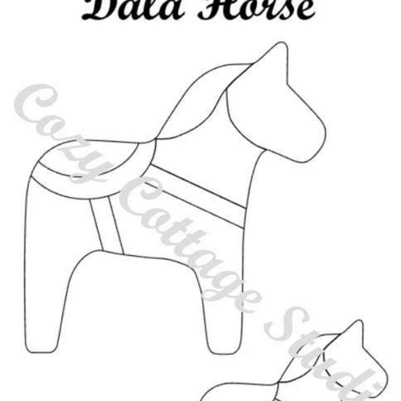 Stained Glass Horse Etsy