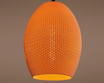 Pantalla de diseño OVO – Lámpara colgante elegante – Lámpara de techo decorativa para interiores – Novedad de Quarks