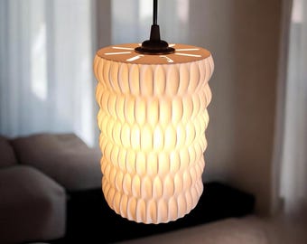 Lámpara colgante MURA – Pantalla moderna E27 – Luminaria de diseño minimalista – Lámpara de techo decorativa para interiores