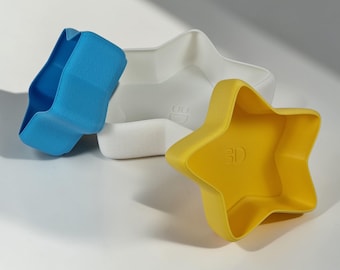 Bandeja de diseño con forma de estrella – Star Tray | Bandeja decorativa minimalista | Organizador de escritorio | Star Tray Mini