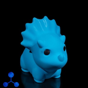 BABY TRICERATOPS Figur, Dinosaurier, Dekoration, Interieur, Quarks, Schlafzimmer, für Kinder, Geschenk, für Dinosaurier-Fan