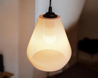 Lámpara colgante LED SOAR E27 – Luminaria moderna con textura – Lámpara de techo decorativa – Iluminación ambiental para salón y dormitorio