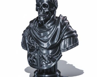 Busto romano decorativo – Centurión IMPERIUM – Estatua histórica para decoración de interiores
