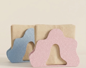 Servilletero minimalista – Servilletero moderno – Servilletero decorativo para cocina – Decoración de mesa contemporánea