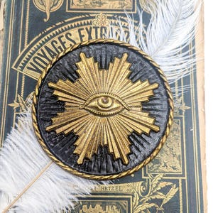 All seeing eye spiritual decor - occultism and esoteric home art, freemasons symbols, Oddities and curiosities