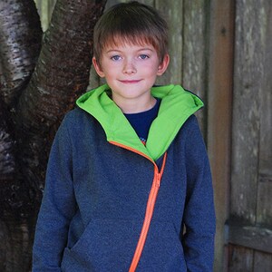 Zander’s Hoodie & Hooded Vest (3M-18) Downloadable .PDF Sewing Pattern/E-Book