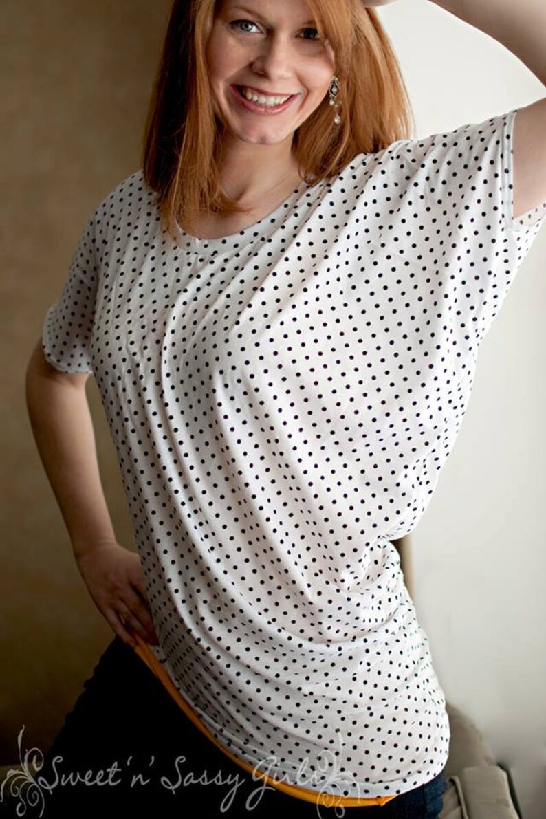 Asymmetrical Drape Top BUNDLE Downloadable .PDF Sewing Pattern Etsy