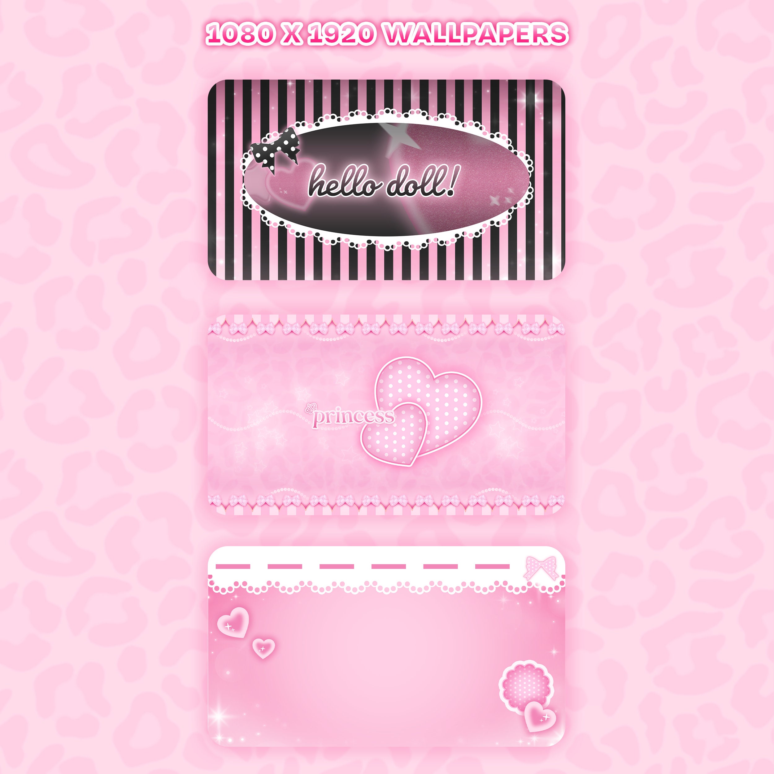 Gyaru Dolly Girly Princess Himegyaru Desktop Wallpaper File Icons (digital  Download) - Etsy