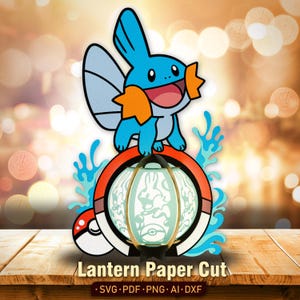 Cartoon Laterne Papierschnitt Datei | Cartoon Schattenbox, Cartoon Schattenbox, Zeichentrickfiguren Laterne, Kinderzimmer Dekor, Geschenk für Kind / K337