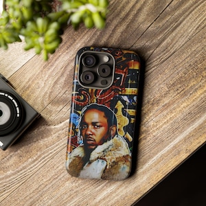 Kendrick Lamar Tough Case for iPhone 16, 15, 14, 13, 12, 11 Pro Max & Samsung S24, S23, S22, S21 Ultra Plus | Protective Rap Art Phone Cover