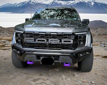 Flex Tow Hook Covers compatible with Standard and Modular Bumpers 2015+ F-150
