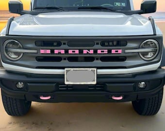 Couvre-crochets de remorquage pour Ford Bronco 2021-2025 (pour le style Flex, consultez nos autres annonces)