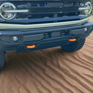 Tow Hook Covers compatible with 2021+ Ford Bronco Rounded Tow Hooks, Snap-Fit, UV-Resistant
