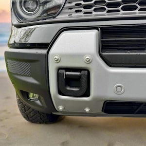 Tow Hook Covers compatible with 2025+ Ford Bronco Sport D-Ring Tow Hooks, Snap-Fit, UV-Resistant