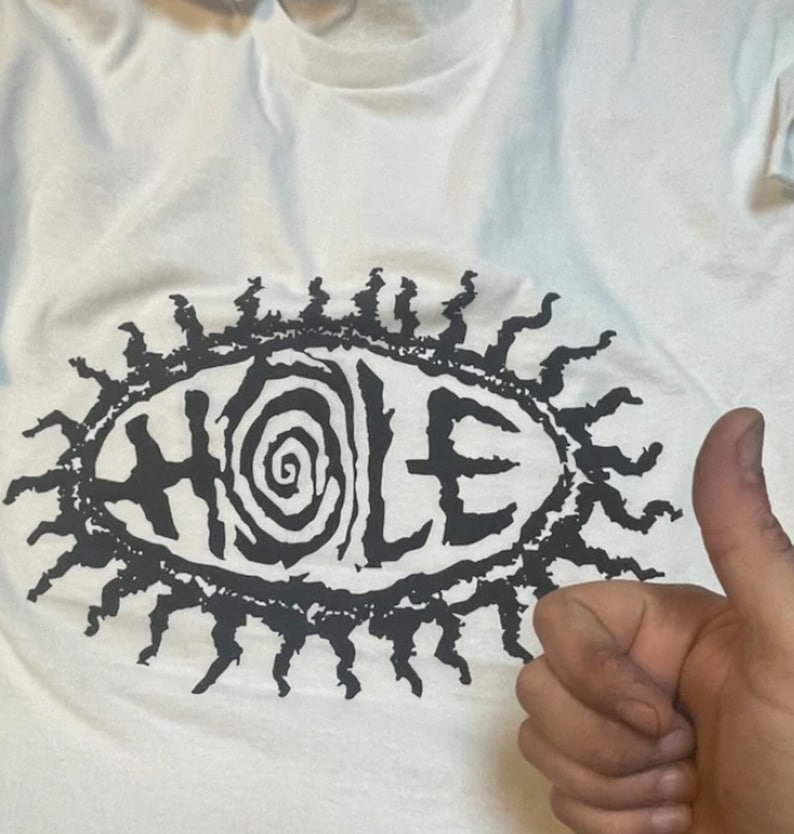 Hole Music Vintage Band Black Logo Tee Shirt Sweatshirt Hole Etsy