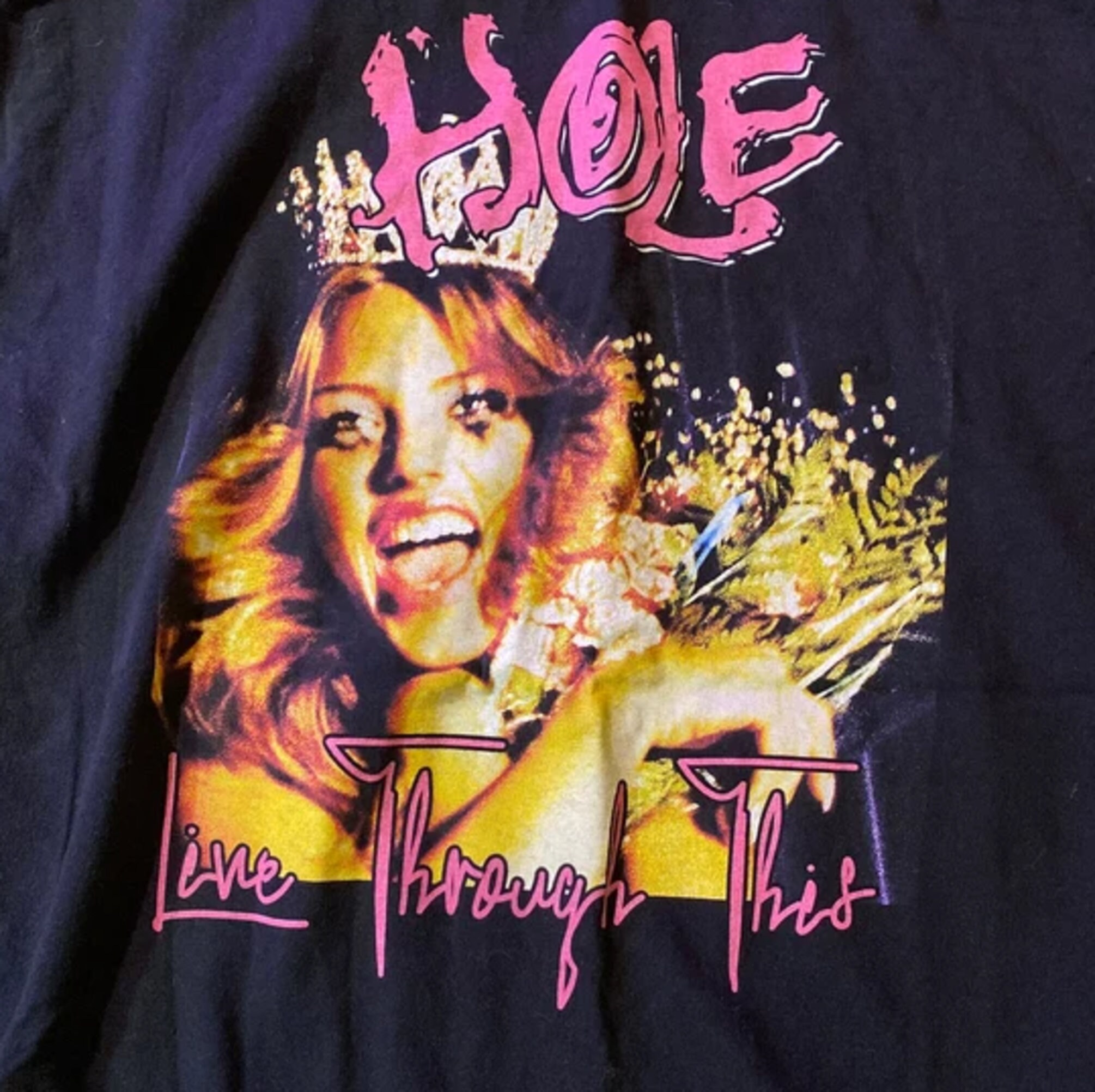 Hole Band Live Through This Tee Shirt 