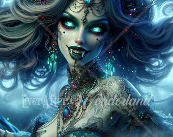 Vampire Constantia Fantasy Art Print, commerciële licentie (digitale download)