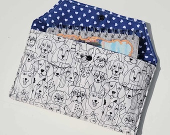 Funda acolchada para tableta con estampado de perro hecha a mano: Funda para lector electrónico Kindle