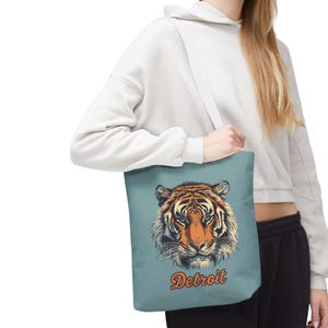 Detroit Retro Baseball Tragetasche, Vintage Tigers Sportfan Tragetasche, Geschenk für Baseball-Liebhaber, Spieltag Zubehör, Throwback Tigers Ausrüstung