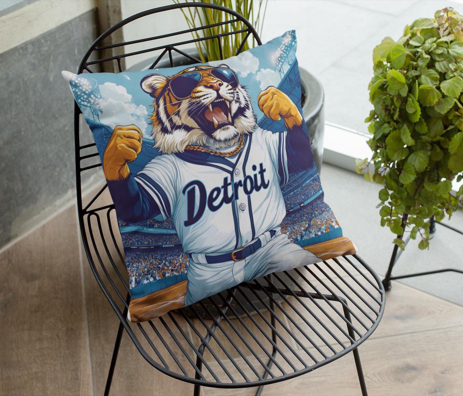 Detroit tigers ブロンズ像　置物 Detroit Tigers Outdoor Decor - Etsy