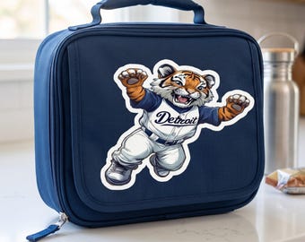 Detroit Baseball Kids Vinyl Sticker | Tigers Decal Laptops, Water Bottles & Gear