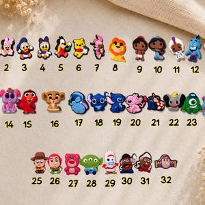 Listing E - Baby Character Charms
