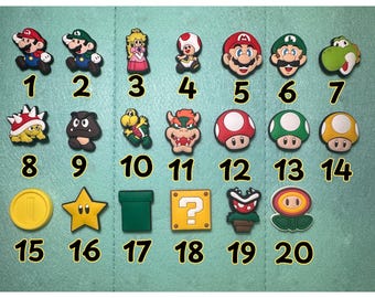 Listing L - Mario Shoe Charms