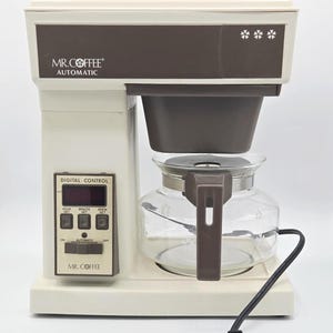 Vintage, 1980s Mr. Coffee Automatic, 10 Cup Coffeemaker / Coffee Maker With  Digital Control & Timer for Automatic Brewing - Model CMX-1000-2 - Etsy
