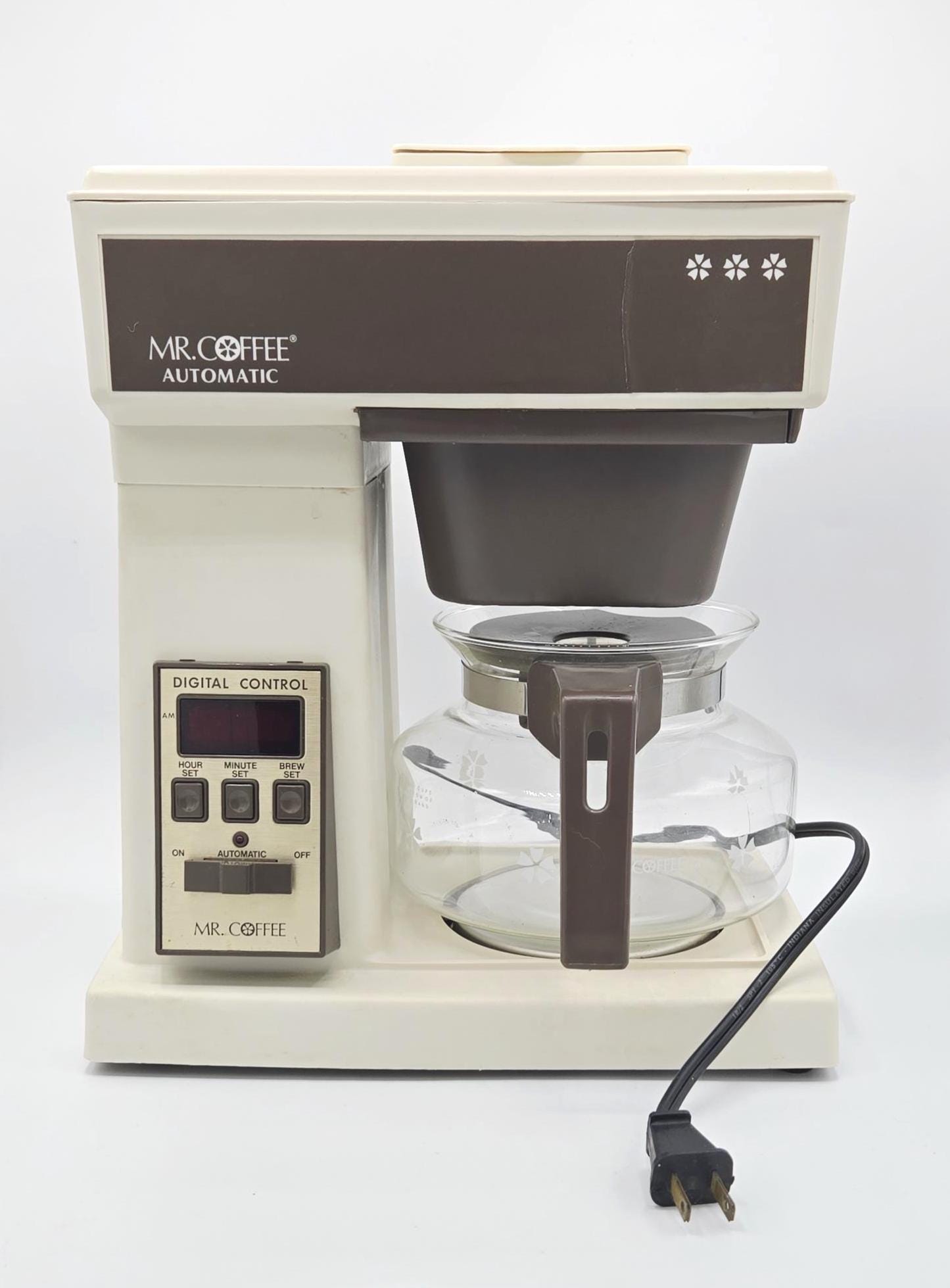 Vintage, 1980s Coffee Automatic, 10 Cup Coffeemaker Coffee Maker with  Digital Control Timer for Automatic Brewing Model CMX-1000-2