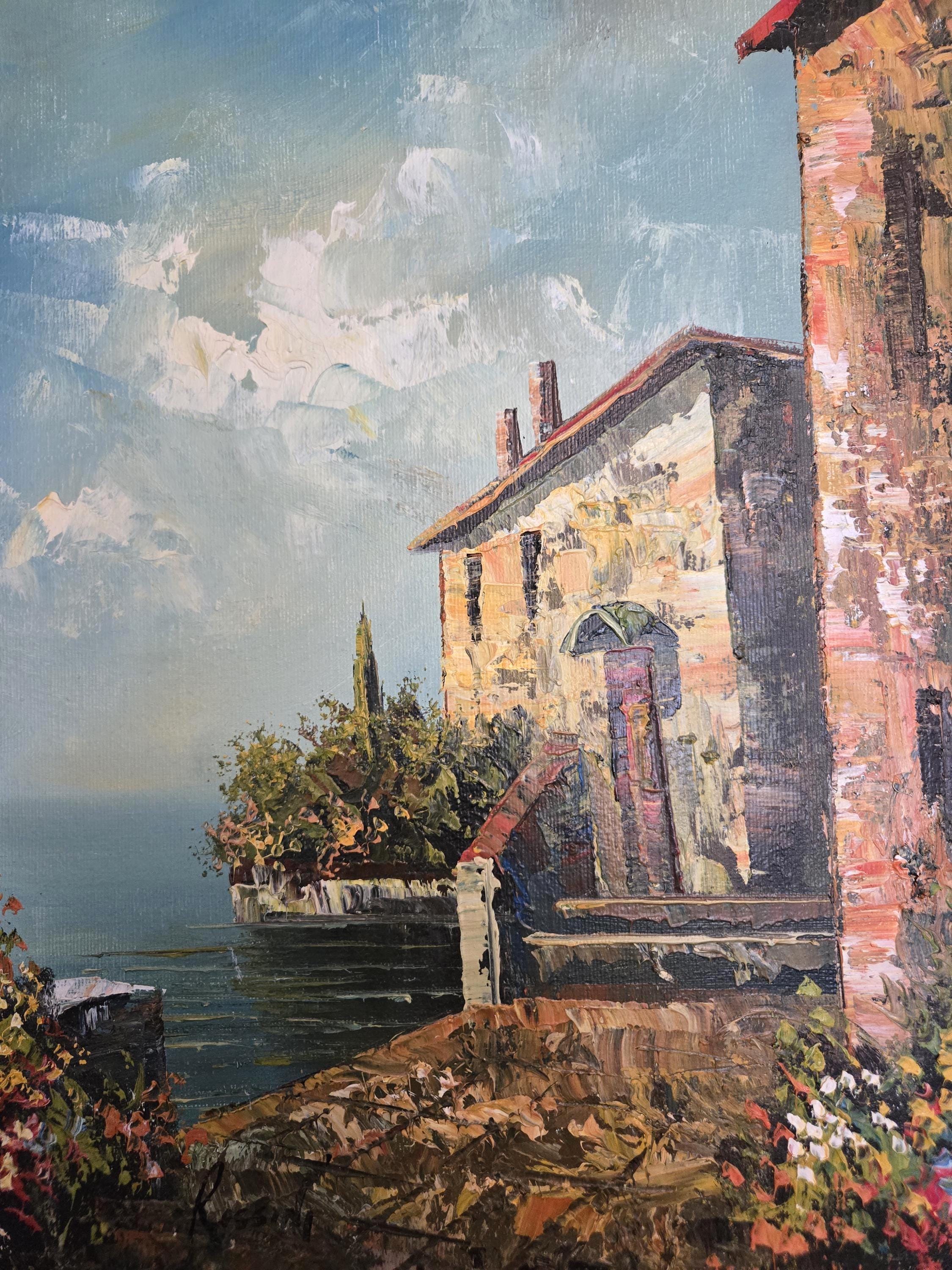 Romano Rossini Original Landscape Oil Painting, 12