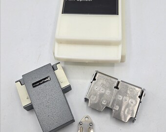 3 Vintage 8mm Film Splicers - Illuminated Dual Eight Film Instasplicer, Quik Splice by Hudson Photographic / HPi, & Mansfield PLUS Bonus