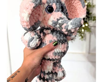 Peanut The Elephant Crochet Pattern-Digital PDF Crochet Amigurumi Pattern