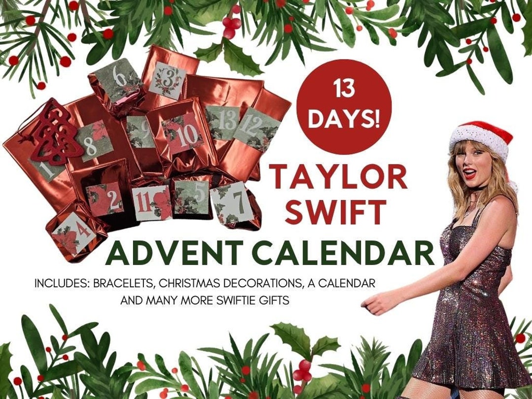 Taylor Swift Advent Calendar Christmas Swiftie Gift Taylor Christmas