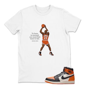 Jordan 1 High OG Shattered Backboard Matching Sneaker Tee Shirt, Shirt To Match Jordan 1 Shattered Backboard, Sneaker Match, AJ1s