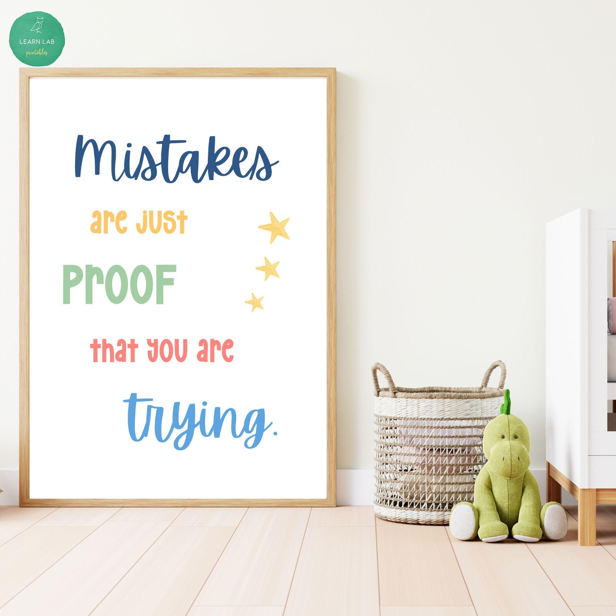 Set of 8 Inspirational Posters for Kids | Printable Educational Wall ...