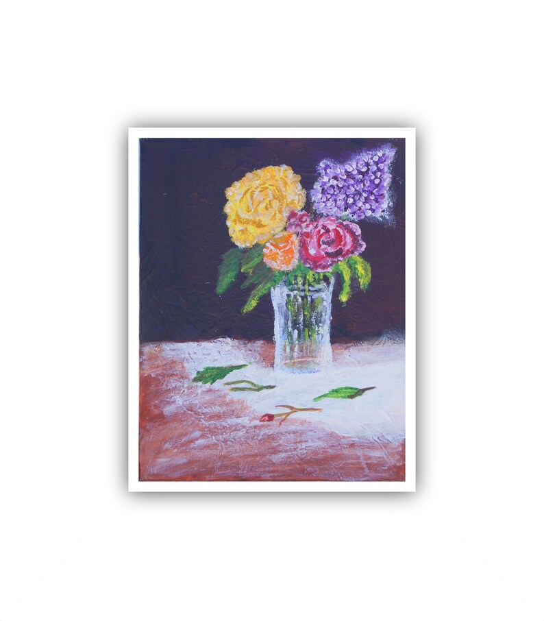 Best Selling Art Flower Artwork Original Painting Trending