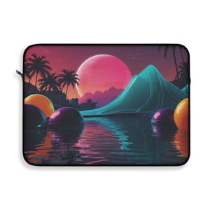 Tropical Sunset Laptop Sleeve