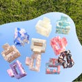 2&#39;&#39; Square Hair Clip, Tortoise Hair Claw, Acetate Hair Clip, Minimalist Hair Accessories for Her, Acrylic Small Hair Claw, Marble Hair Claw