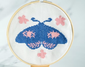 Moth to a Flame Cross Stitch Kit