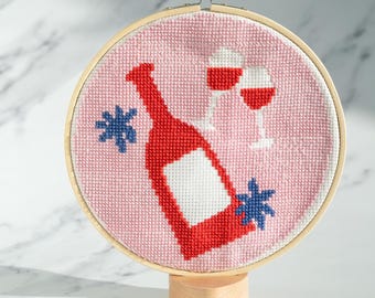 Cheers to That Cross Stitch Kit