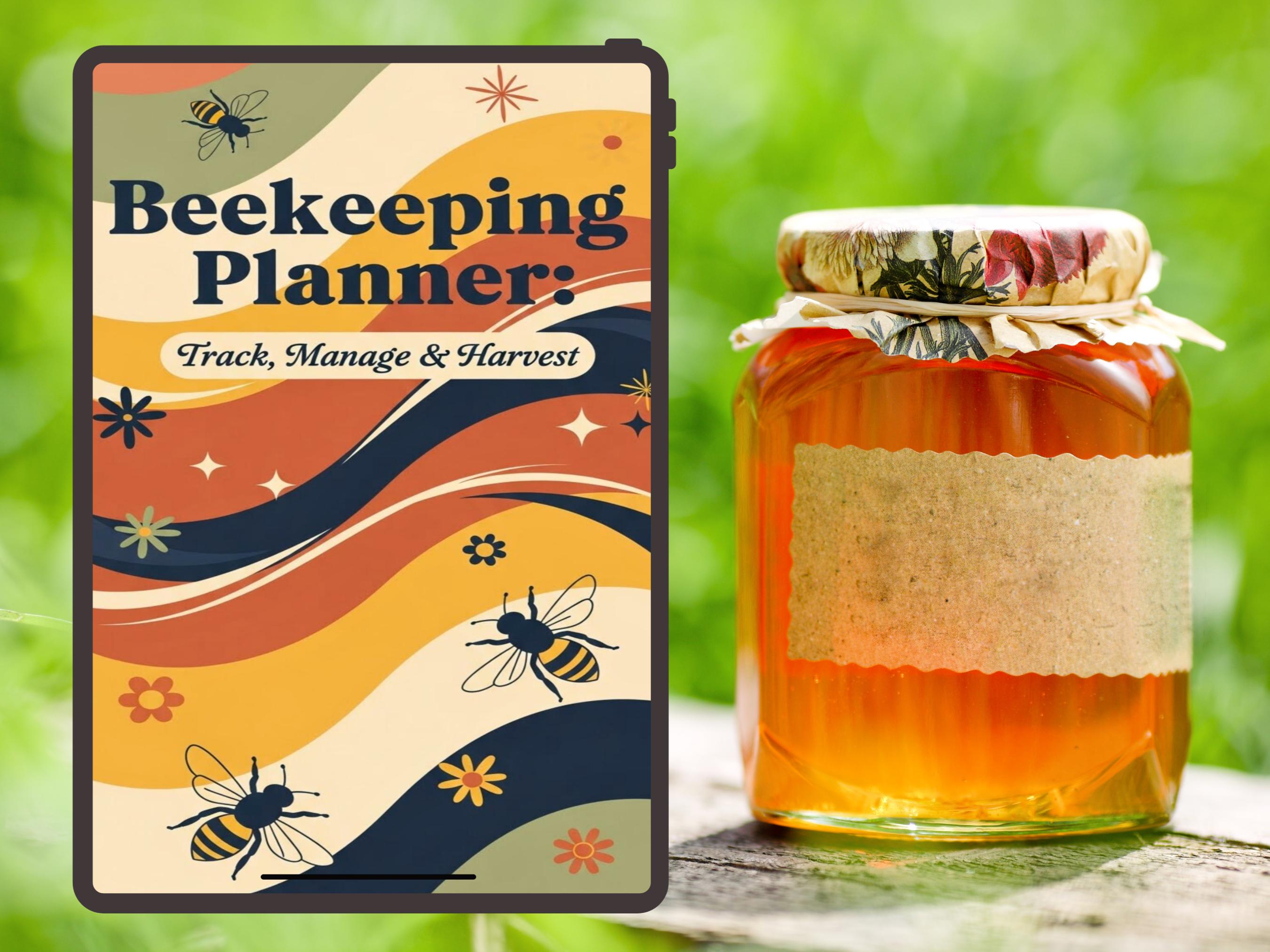 Beekeeping Journal Printable | Digital Hive Management Log Book, Apiary ...