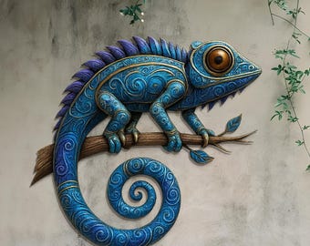 Metal Lizard Wall Art, Colorful Lizard, Lizard Wall Hanging, Metal Lizard Sign, Vintage Lizard, Housewarming Gift, Reptile Sign, garden sign