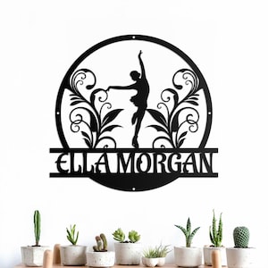 Custom Girl Figure Skating Metal Sign Led Light, Personalized Figure Skater Sign Wall Art Decor, Sports Sign, Xmas Birthday Ice Skater Gifts