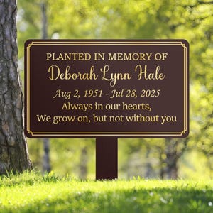 Cross With White Lilies Memorial Stake, Personalized Sympathy Sign, Grave Marker, Remembrance Stake, Dad, Mom Loss, Religion Metal Stake